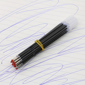 Pritisnite punjenje za kemijsku olovku 0,7 mm Držač za olovku Neutralna olovka Crna Plava Crvena 20 komada Dodatni uredski školski pribor