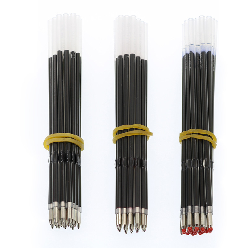 Pritisnite punjenje za kemijsku olovku 0,7 mm Držač za olovku Neutralna olovka Crna Plava Crvena 20 komada Dodatni uredski školski pribor