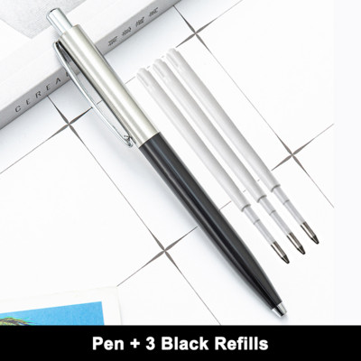 Kemijska olovka klasičnog dizajna Potpuno metalna poslovna olovka za učenje Uredska olovka može učiniti logotip u više boja izbornim