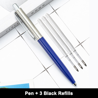 Kemijska olovka klasičnog dizajna Potpuno metalna poslovna olovka za učenje Uredska olovka može učiniti logotip u više boja izbornim