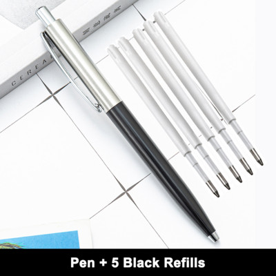 Kemijska olovka klasičnog dizajna Potpuno metalna poslovna olovka za učenje Uredska olovka može učiniti logotip u više boja izbornim