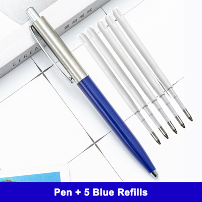 Kemijska olovka klasičnog dizajna Potpuno metalna poslovna olovka za učenje Uredska olovka može učiniti logotip u više boja izbornim