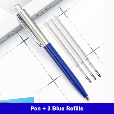 Kemijska olovka klasičnog dizajna Potpuno metalna poslovna olovka za učenje Uredska olovka može učiniti logotip u više boja izbornim