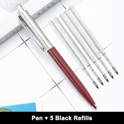 Kemijska olovka klasičnog dizajna Potpuno metalna poslovna olovka za učenje Uredska olovka može učiniti logotip u više boja izbornim