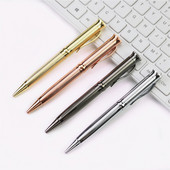 Pix telescopic rotativ, de înaltă calitate, cu role din metal, cadou de afaceri gri închis, aur roz, argint, aur