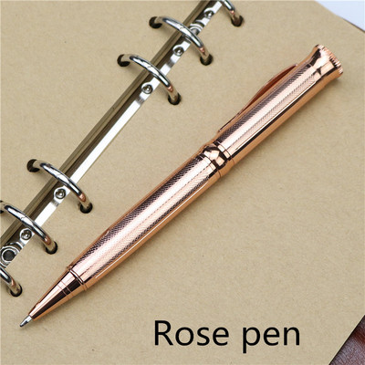 Pix telescopic rotativ, de înaltă calitate, cu role din metal, cadou de afaceri gri închis, aur roz, argint, aur