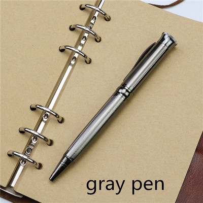 Pix telescopic rotativ, de înaltă calitate, cu role din metal, cadou de afaceri gri închis, aur roz, argint, aur