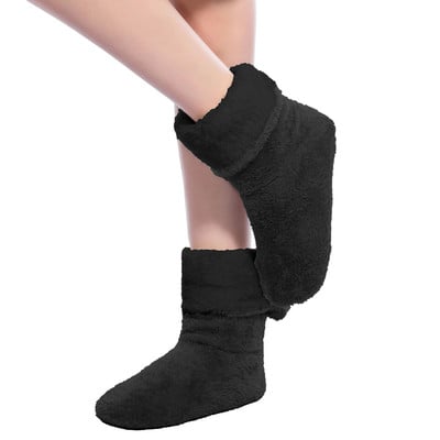 FRALOSHA Veleprodajne ženske plišane kućne papuče od koraljnog flisa za sobnu podnu čarapu Zimske super mekane tople donje papuče