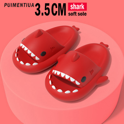 Summer Shark Slippers Ανδρικές Σαγιονάρες Σπίτι Αδιάβροχες Shark Slides Γυναικεία Σανδάλια Ζευγάρι Ανδρικά Παπούτσια Αντιολισθητικές Παντόφλες Χοντρή Σόλα