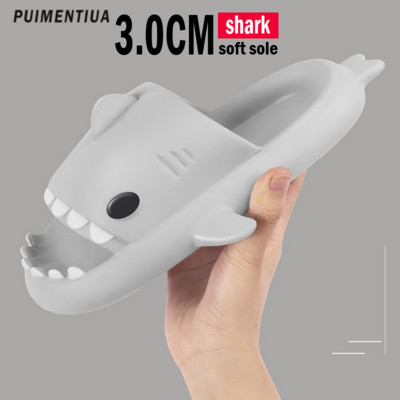 Vasaros ryklio šlepetės Vyriškos šlepetės namuose Vandeniui atsparios ryklio šlepetės Moteriškos Pora Sandalai Vyriški batai Neslystantis storas padas šlepetės