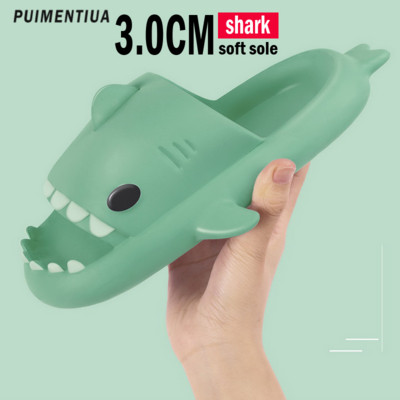 Vasaros ryklio šlepetės Vyriškos šlepetės namuose Vandeniui atsparios ryklio šlepetės Moteriškos Pora Sandalai Vyriški batai Neslystantis storas padas šlepetės