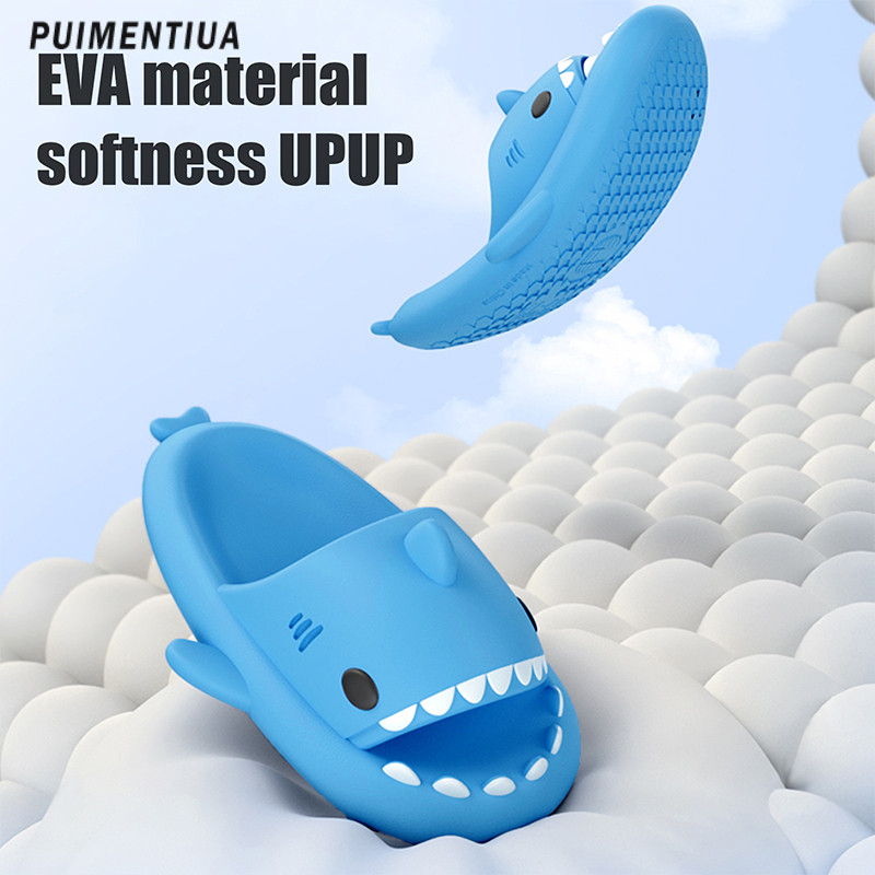 Vasaros ryklio šlepetės Vyriškos šlepetės namuose Vandeniui atsparios ryklio šlepetės Moteriškos Pora Sandalai Vyriški batai Neslystantis storas padas šlepetės