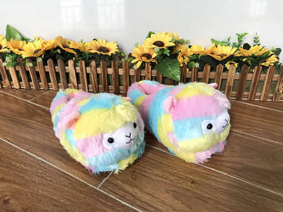 Vruća anime zimska topla mačka jednorog zmaj papuče uniseks parovi Cosplay jato slatke kućne pantoufle cipele za spavaću sobu