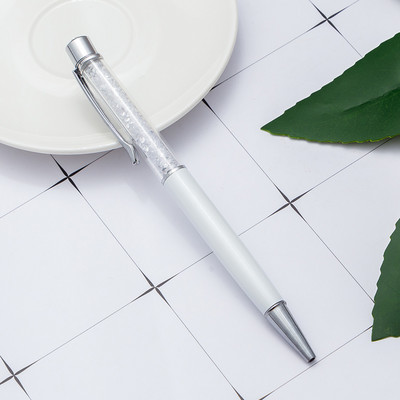 Στυλό Crystal Diamond Μεταλλικό Στυλό Διαφημιστικό στυλό Προσαρμοσμένο λογότυπο Όνομα Δώρου Στυλό Γράμματα Φοιτητική γραφική ύλη