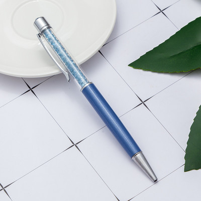 Στυλό Crystal Diamond Μεταλλικό Στυλό Διαφημιστικό στυλό Προσαρμοσμένο λογότυπο Όνομα Δώρου Στυλό Γράμματα Φοιτητική γραφική ύλη