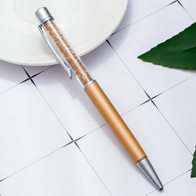 Στυλό Crystal Diamond Μεταλλικό Στυλό Διαφημιστικό στυλό Προσαρμοσμένο λογότυπο Όνομα Δώρου Στυλό Γράμματα Φοιτητική γραφική ύλη