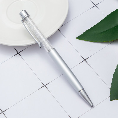 Στυλό Crystal Diamond Μεταλλικό Στυλό Διαφημιστικό στυλό Προσαρμοσμένο λογότυπο Όνομα Δώρου Στυλό Γράμματα Φοιτητική γραφική ύλη