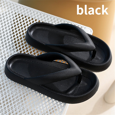 Japanke Ljeto Ležerne papuče Sandale za plažu na otvorenom EVA Meka platforma Udobne cipele Žene Par Debeli potplat