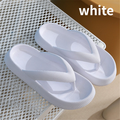 Japanke Ljeto Ležerne papuče Sandale za plažu na otvorenom EVA Meka platforma Udobne cipele Žene Par Debeli potplat
