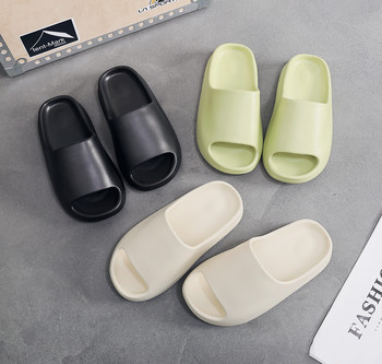Летни дамски плажни чехли за 2023 г. Дамски обувки Ourdoor Slides Platform Mules Shoes Woman Flats Мъжки модни чехли Домашни домашни