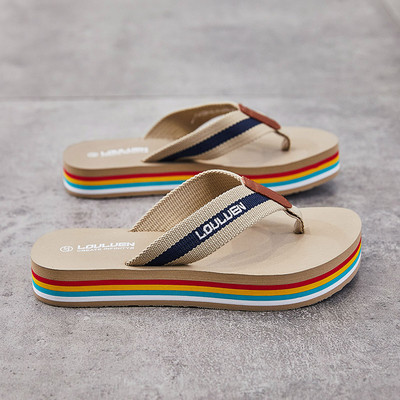 Modne dugine japanke papuče s platformom Ženske ljetne papuče za plažu na otvorenom Ženske ultralake udobne meke ženske japanke