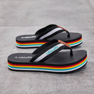 Modne dugine japanke papuče s platformom Ženske ljetne papuče za plažu na otvorenom Ženske ultralake udobne meke ženske japanke