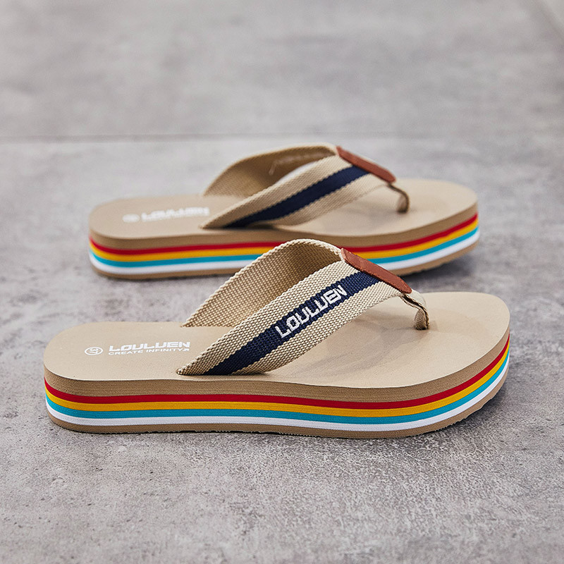 Modne dugine japanke papuče s platformom Ženske ljetne papuče za plažu na otvorenom Ženske ultralake udobne meke ženske japanke