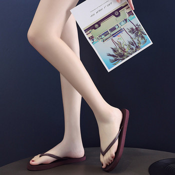 Нови летни дамски чехли Студентски джапанки Дамски облекла Семпла модна тенденция Щипка Морски плажни сандали Чехли Дамски