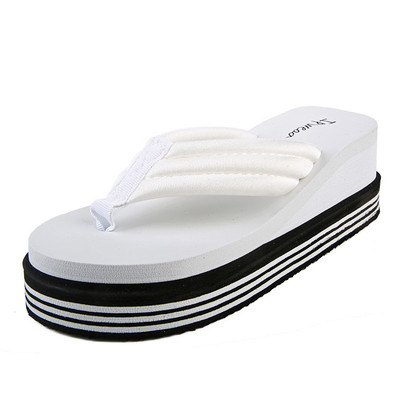 καλοκαιρινές σαγιονάρες γυναικείες 2020 Παντόφλες παραλίας μόδας και χοντρή άμμος Παντόφλες για εξωτερικούς χώρους Πλατφόρμα με σφήνες καραμέλα