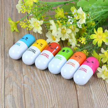 1 τεμ. Novelty Pills Doctor Nurse Ballpoint Στυλό Μπλε μελάνι Κάψουλα Creative Ball Point Pen School Supplies Office for Kid Toy