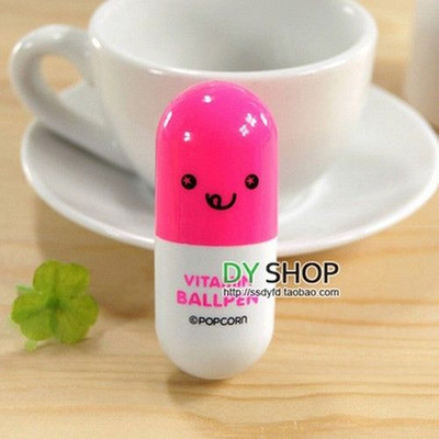 1 τεμ. Novelty Pills Doctor Nurse Ballpoint Στυλό Μπλε μελάνι Κάψουλα Creative Ball Point Pen School Supplies Office for Kid Toy