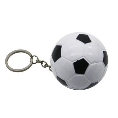 1 kom. Kreativna lijepa nogometna kemijska olovka privjesak za ključeve Ponesite ga sa sobom Mini rastezljiva kemijska olovka