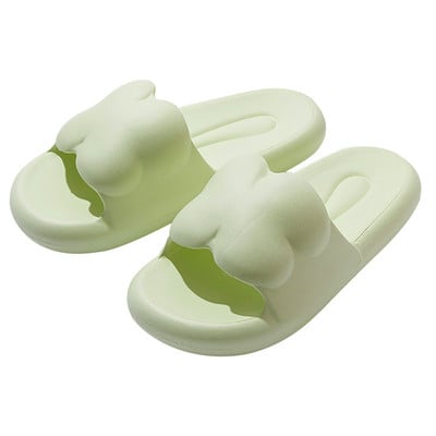 Aranyos négylevelű lóhere alakú papucs 2023 Fürdőszoba Strandcsúszdák Női Beltéri Otthoni Cipők Zuhanyozáshoz EVA csúszásmentes puha szandál