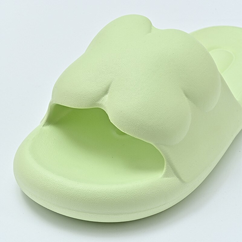 Aranyos négylevelű lóhere alakú papucs 2023 Fürdőszoba Strandcsúszdák Női Beltéri Otthoni Cipők Zuhanyozáshoz EVA csúszásmentes puha szandál