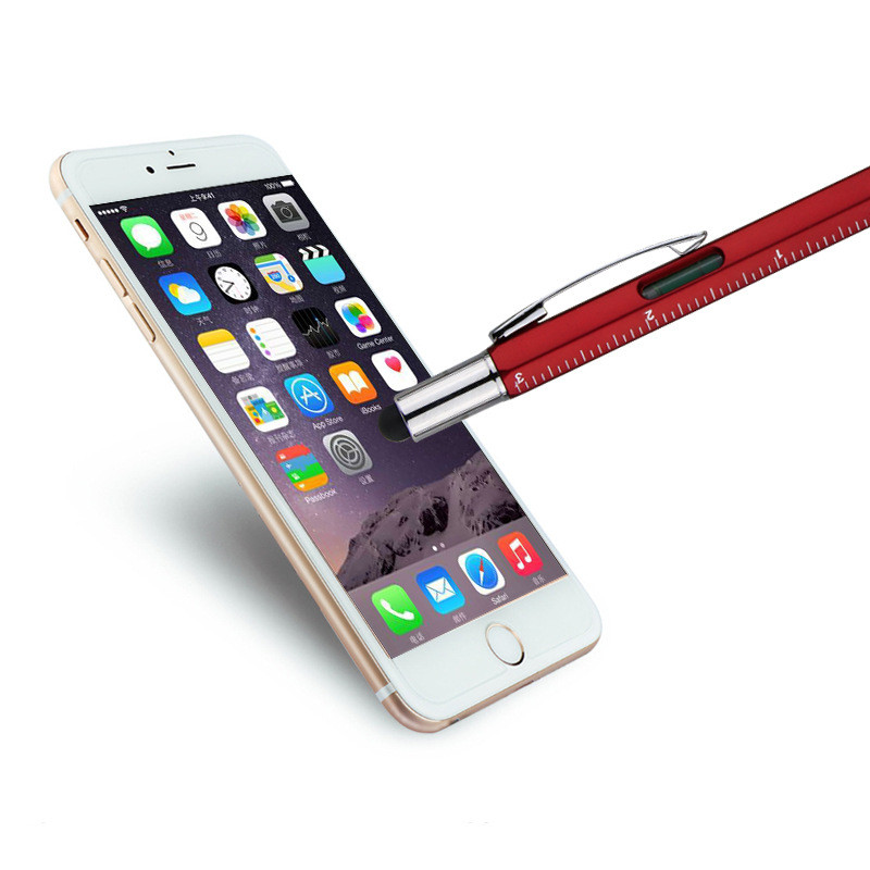 Višenamjenski odvijač klizna kemijska olovka Olovka za zaslon osjetljiv na dodir s kapacitetom vage Dječja studentska pisaća Poklon olovka