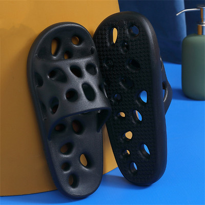 2022 Üres fürdőszobai otthoni papucsok felhőpapucsok női puha talp EVA beltéri csúszdák szandálok nyári alkalmi csúszásmentes papucsok