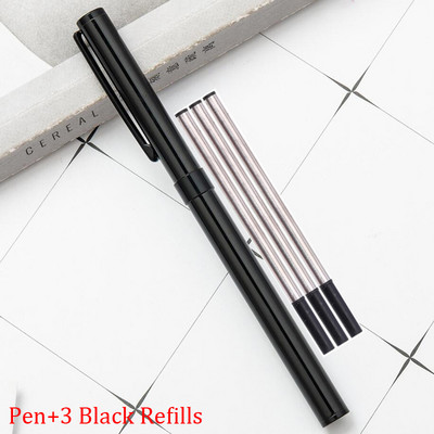 Klasični dizajn Visokokvalitetna puna metalna valjana kemijska olovka Poslovne muške olovke za pisanje na poklon Kupite 2 Pošaljite poklon