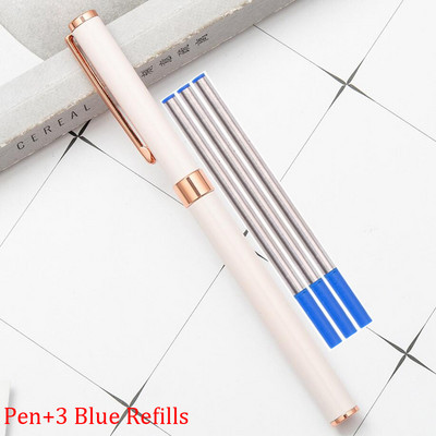 Klasični dizajn Visokokvalitetna puna metalna valjana kemijska olovka Poslovne muške olovke za pisanje na poklon Kupite 2 Pošaljite poklon