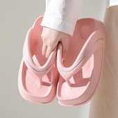 Ljetne ženske japanke sandale za plažu na otvorenom Meke kućne tobogane Ženske debele papuče s platformom Ženske muške neklizajuće kućne cipele