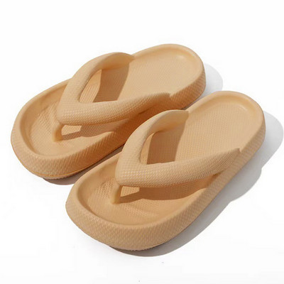 Ljetne ženske japanke sandale za plažu na otvorenom Meke kućne tobogane Ženske debele papuče s platformom Ženske muške neklizajuće kućne cipele