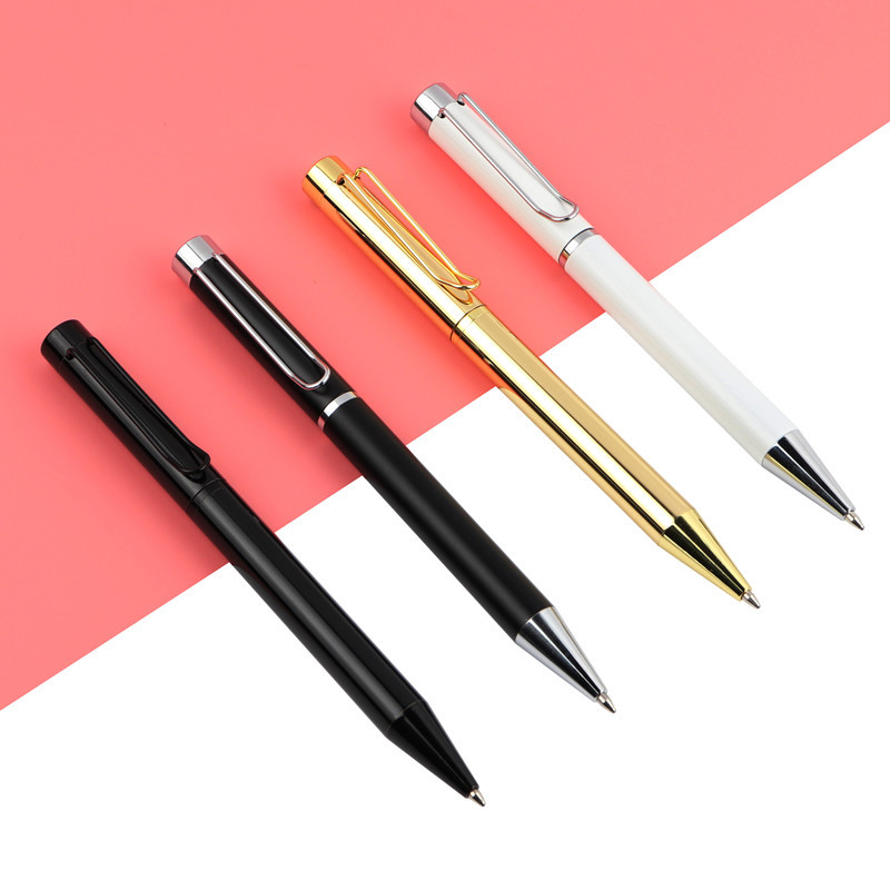 Baikingift 1PCS visokokvalitetna metalna teška kemijska olovka 0,7 mm plava/crna loptasta promotivna poklon olovka za školski uredski pribor