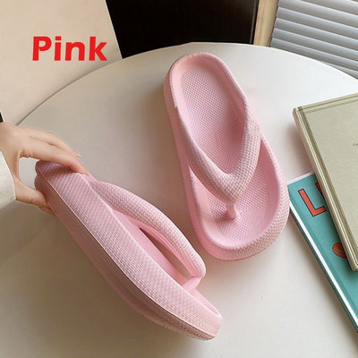 Γυναικείες σαγιονάρες με χοντρή σόλα Άνετη παντόφλα σύννεφο Casual πέδιλα παραλίας εξωτερικού χώρου Eva Flat Platform Παπούτσια Σανδάλια Γυναικεία Καλοκαίρι 2022