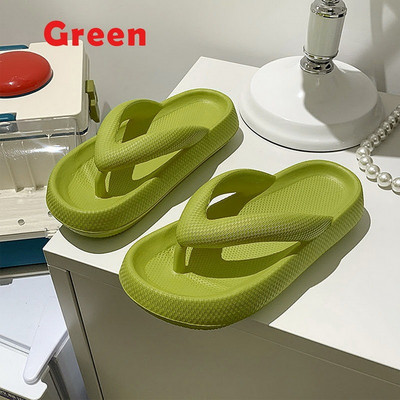 Γυναικείες σαγιονάρες με χοντρή σόλα Άνετη παντόφλα σύννεφο Casual πέδιλα παραλίας εξωτερικού χώρου Eva Flat Platform Παπούτσια Σανδάλια Γυναικεία Καλοκαίρι 2022