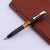 Visokokvalitetna srebrna crna akrilna metalna kemijska olovka za studente