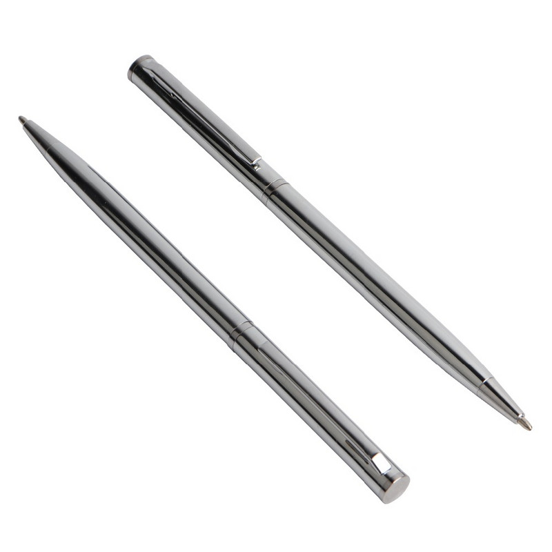 Metalna kemijska olovka 0,7 mm plavo crna luksuzna reklamna kemijska olovka po narudžbi za školski poklon set studentski pribor Uredski materijal