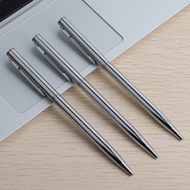 Metalna kemijska olovka 0,7 mm plavo crna luksuzna reklamna kemijska olovka po narudžbi za školski poklon set studentski pribor Uredski materijal