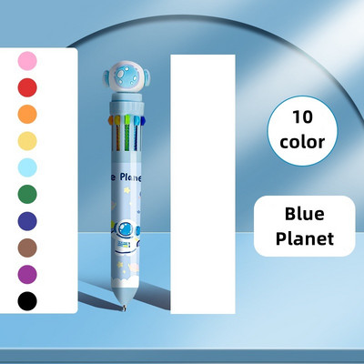 1vnt Animacinių filmų 10 spalvų tušinukas Mielas triušio sūrio meškos žymeklis 0,5 mm raštinės reikmenys Biuro mokykla A7245