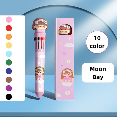 1vnt Animacinių filmų 10 spalvų tušinukas Mielas triušio sūrio meškos žymeklis 0,5 mm raštinės reikmenys Biuro mokykla A7245