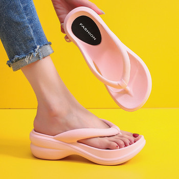Модни плажни вътрешни дамски домашни чехли Обувки Вътрешни джапанки Чехли за баня Противоплъзгащи се чехли с мека подметка Дамски обувки