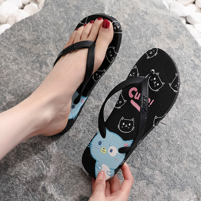 Ženska obuća Ljetne japanke Slatki crtani mačak Medvjed Modni dizajner Japanke za plažu Za unutarnje vanjske Mekane papuče Tobogani za tuširanje